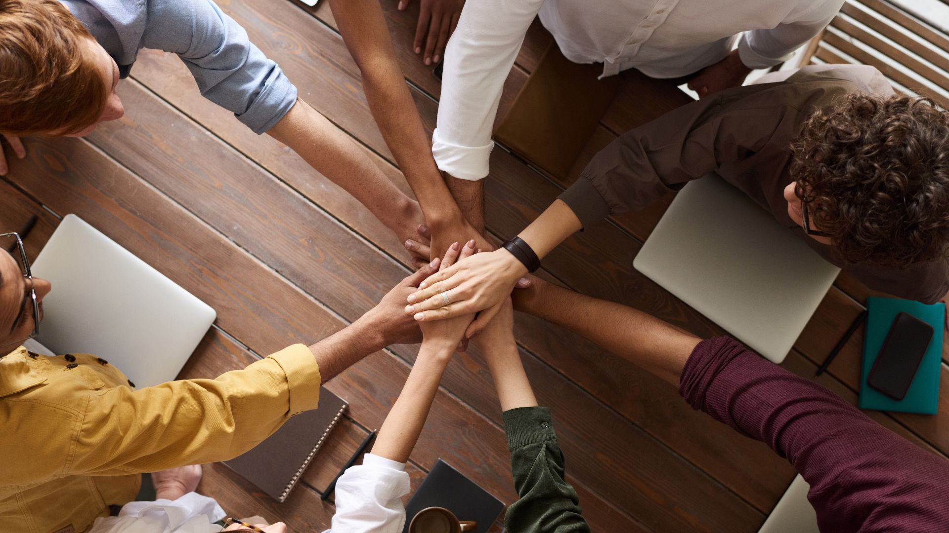 10 Group of people coming together