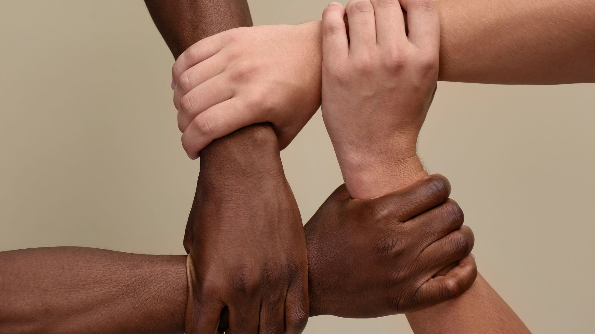 Anti-racism Youth from different ethnic background coming together supporting Anti-racism